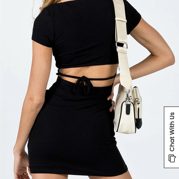 NEVER WORN PRINCESS POLLY BLACK DRESS - Picture 2 of 5